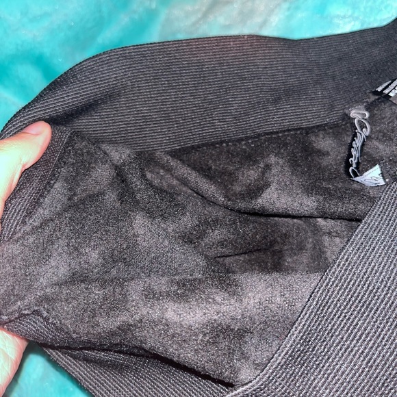 black/grey fleece lined camo leggings - Picture 3 of 4